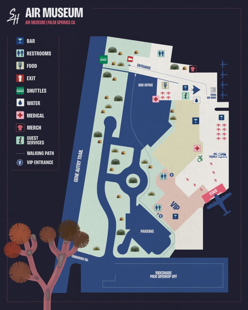 Splash House 2025 - Festival Map