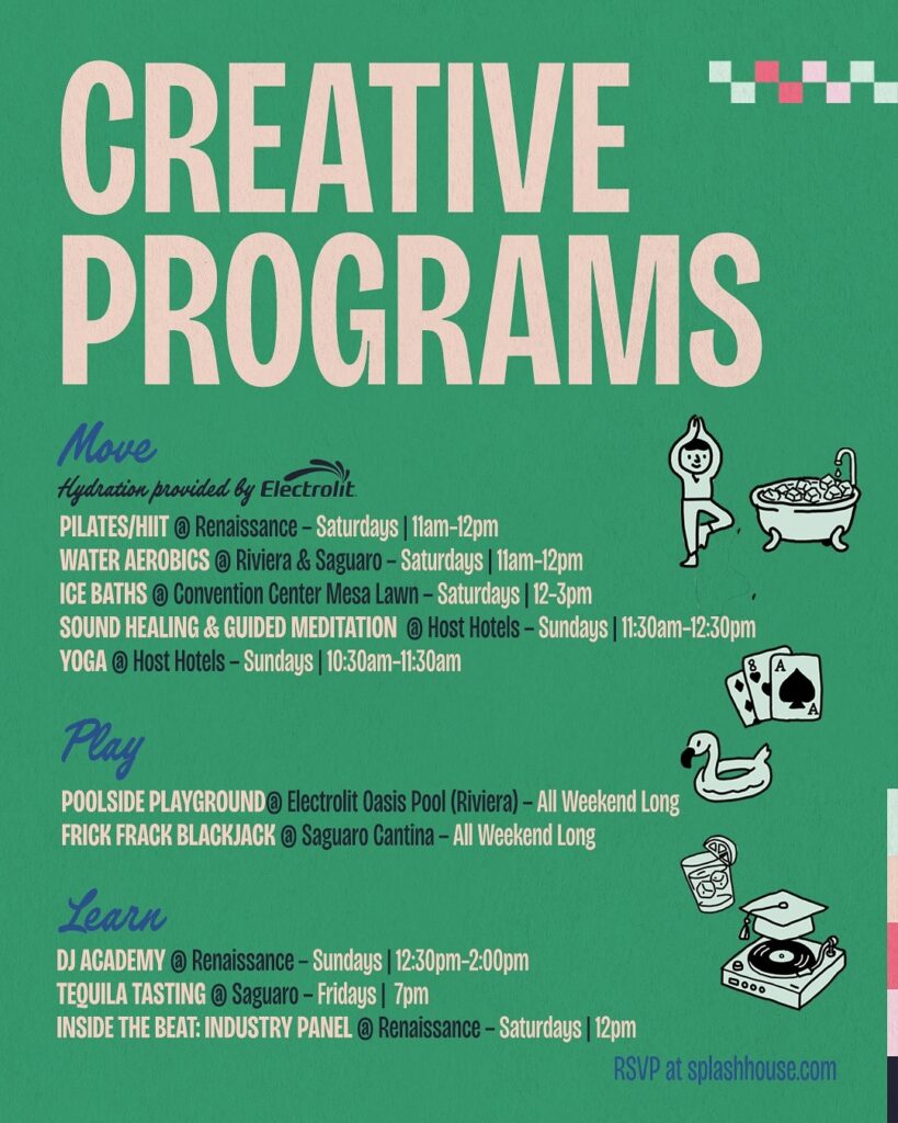 Splash House 2025 Creative Programs