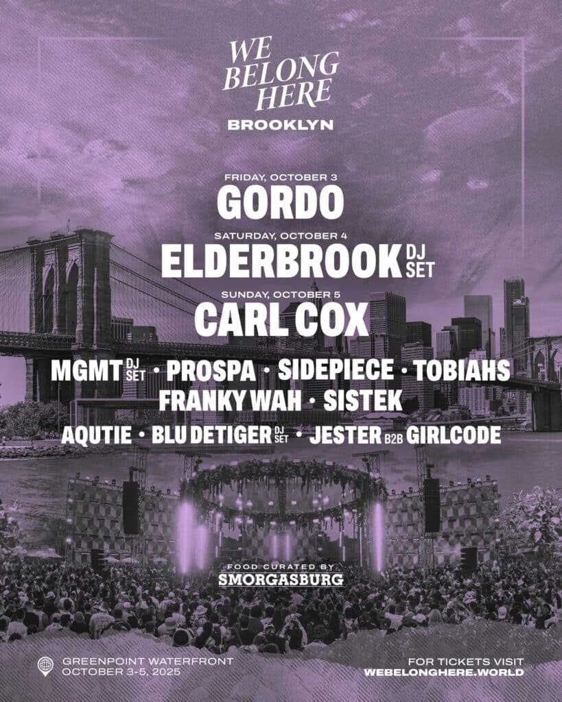We Belong Here Brooklyn 2025 Lineup