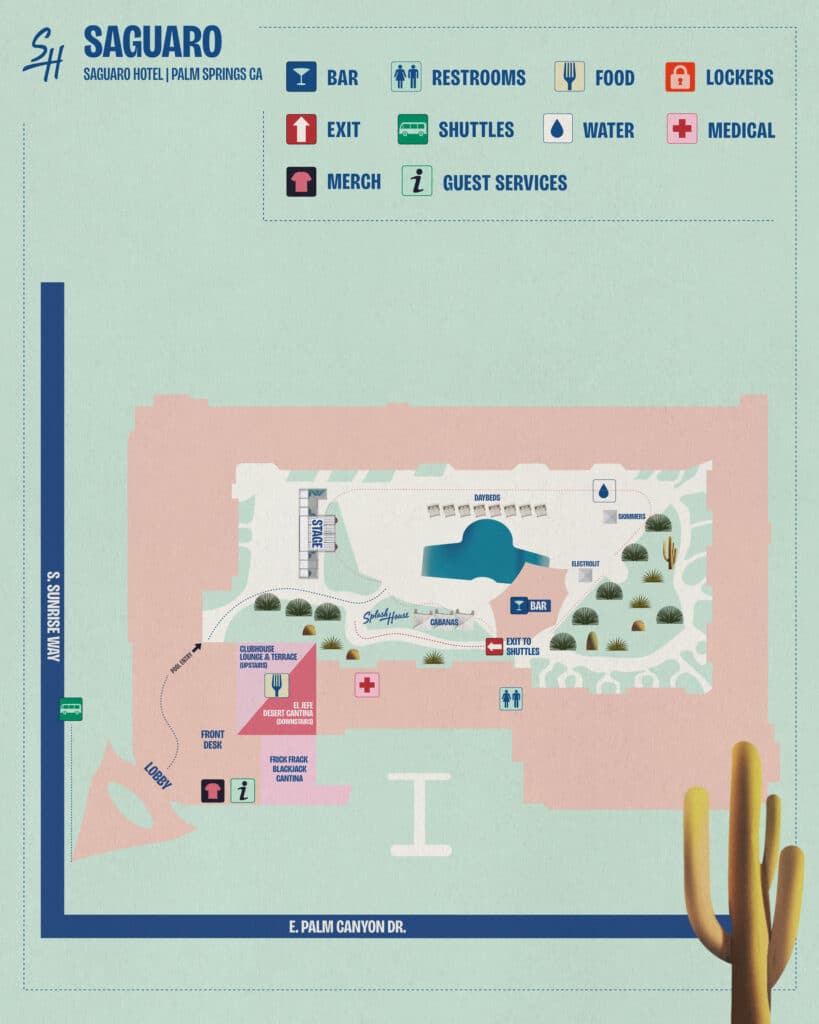 Splash House 2025 - Festival Map