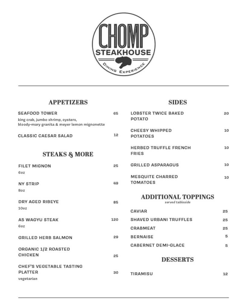 Lost Lands 2025 - Chomp Steakhouse