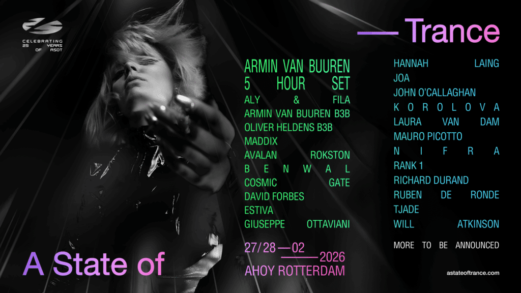 A State of Trance Rotterdam 2026 - Lineup