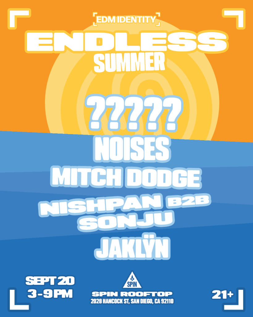EDM Identity's Endless Summer 2025 - Lineup
