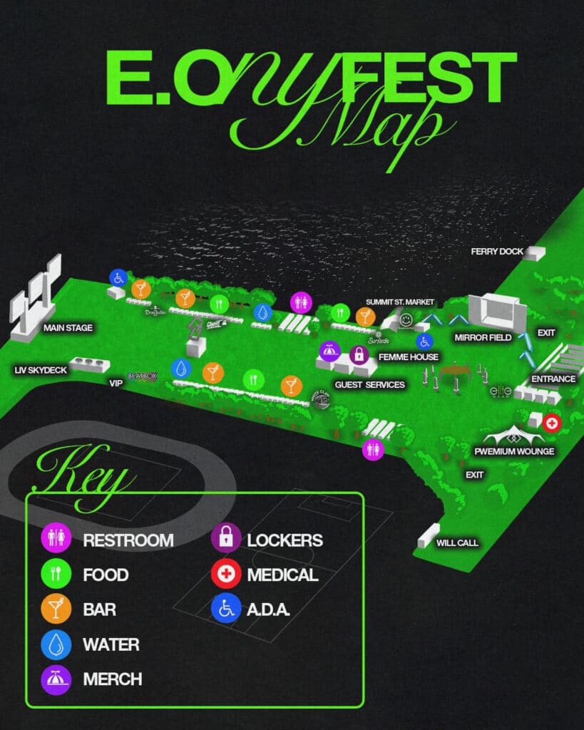 Experts Only Festival NYC 2025 - Festival Map