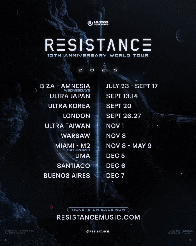 RESISTANCE 10th Anniversary World Tour