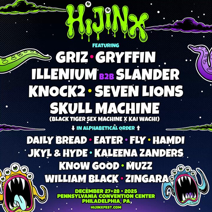 HiJinx 2025 Lineup