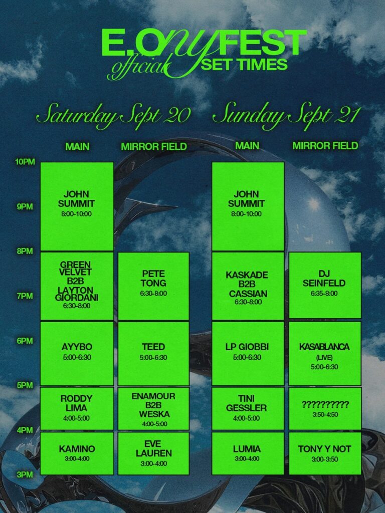 Experts Only Festival NYC 2025 Set Times and Essential Info