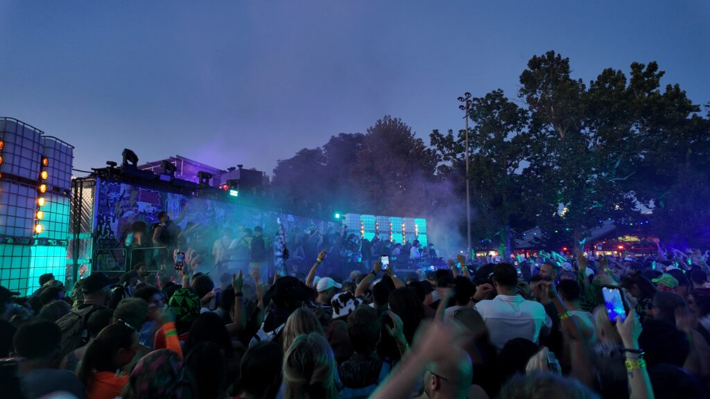 Sub Focus performs at Area 909 at ARC Music Festival 2025