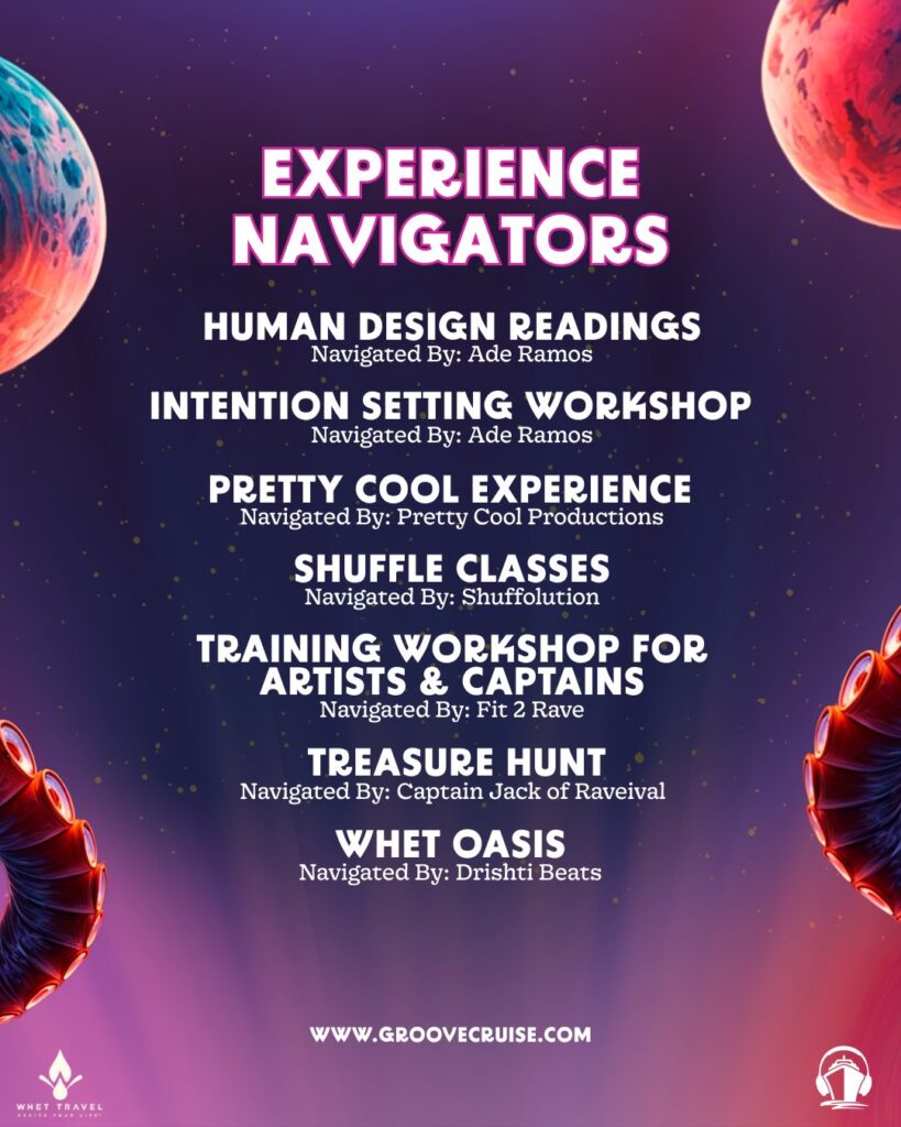 Groove Cruise Miami 2026 - Artist-Hosted Activities and Experiences