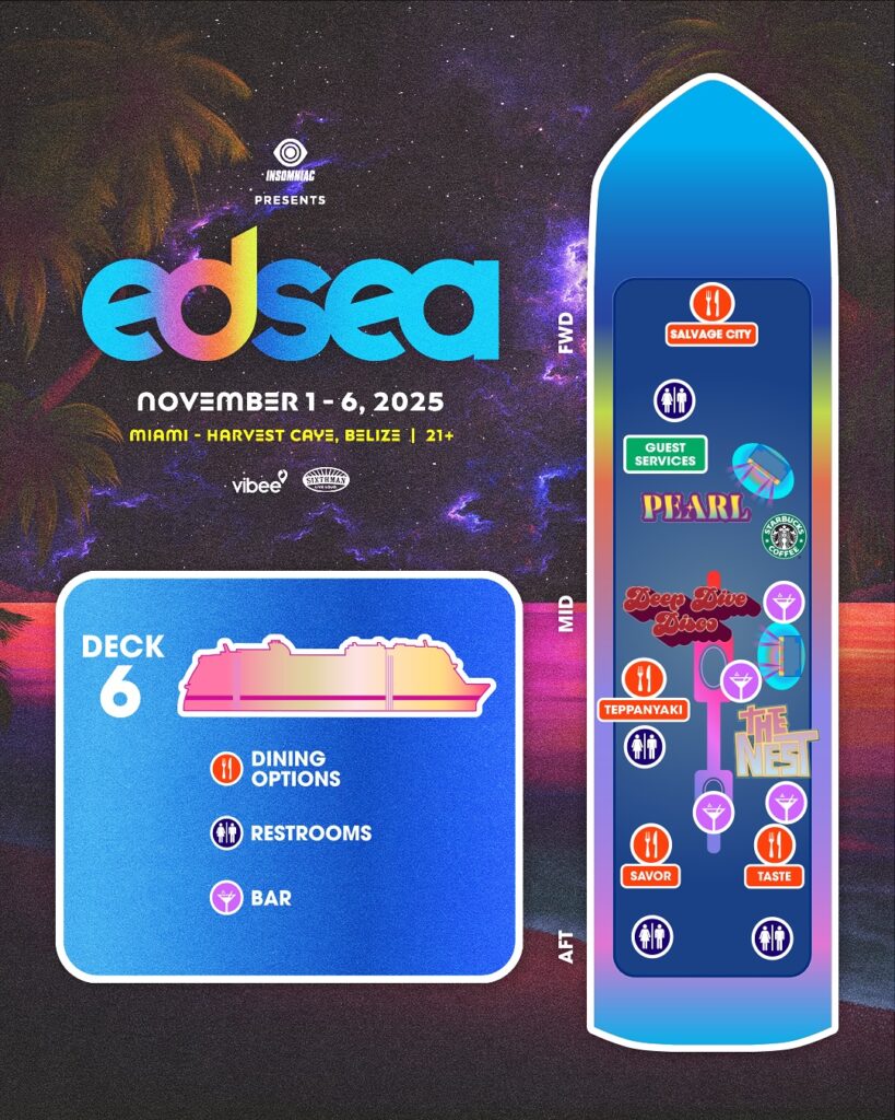 EDSea 2025 - Ship Map and Deck Plans