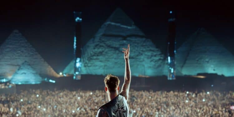 Anyma Great Pyramids of Giza Egypt