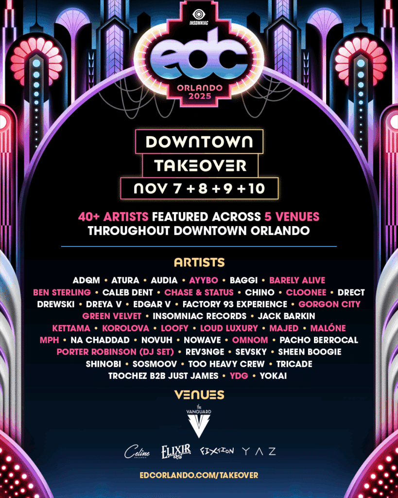 EDC Orlando 2025 - Downtown Takeover