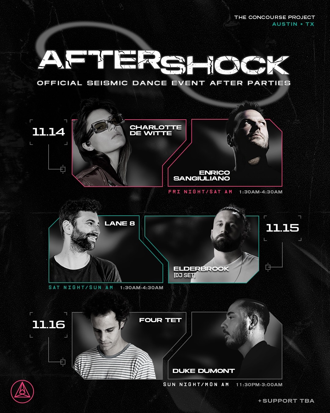 Seismic Dance Event 8.0 Aftershock After Parties