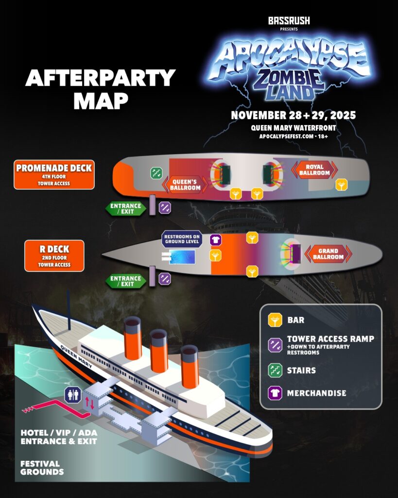 Apocalypse Zombieland 2025 - Afterparty Map