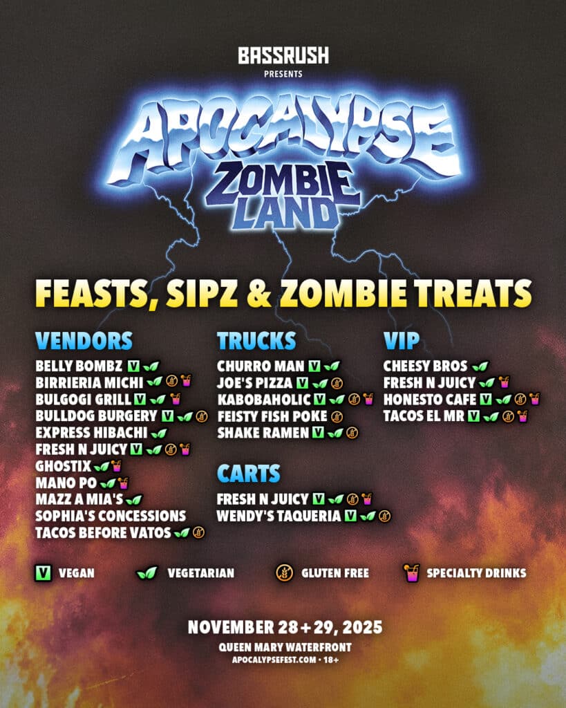 Apocalypse Zombieland 2025 - Food and Beverages