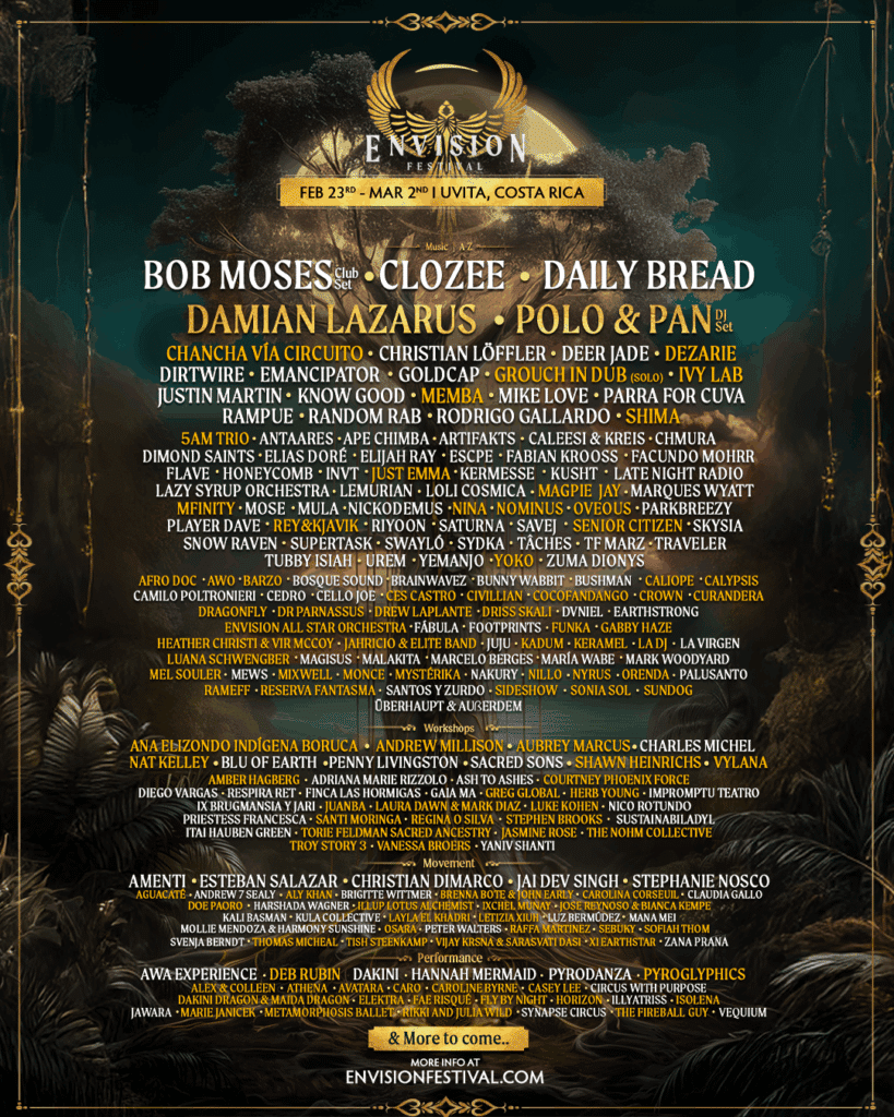 Envision Festival Phase 2 Lineup