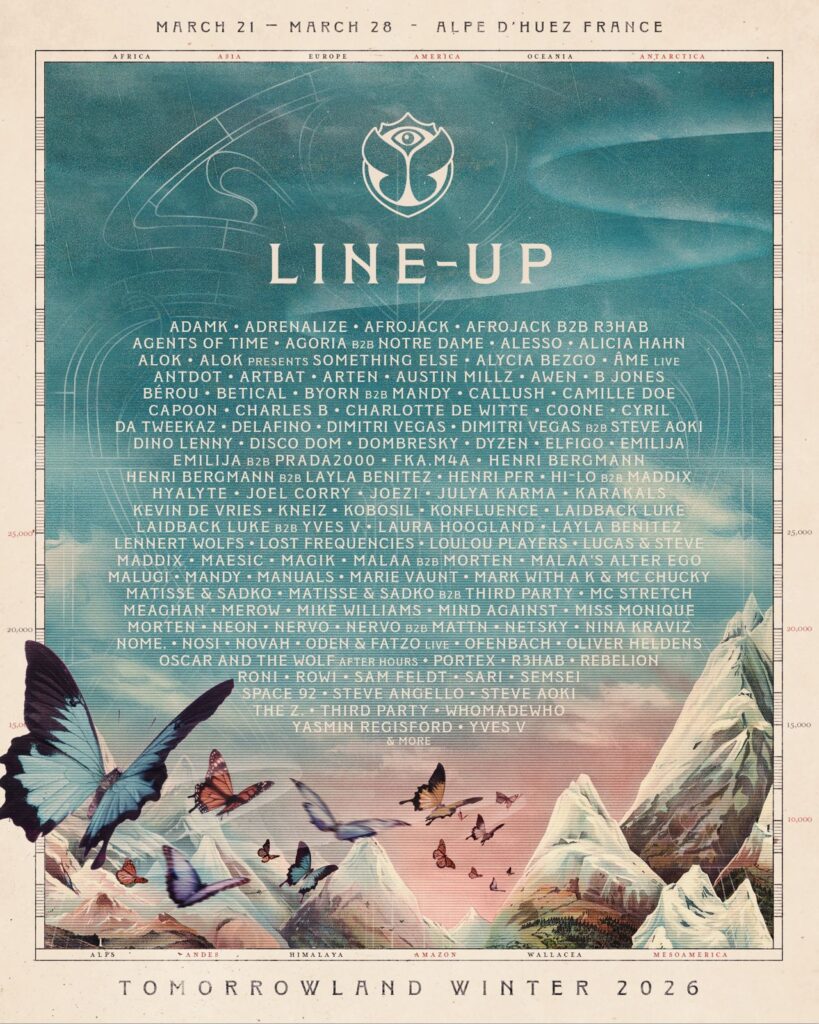 Tomorrowland Winter 2026 - Lineup