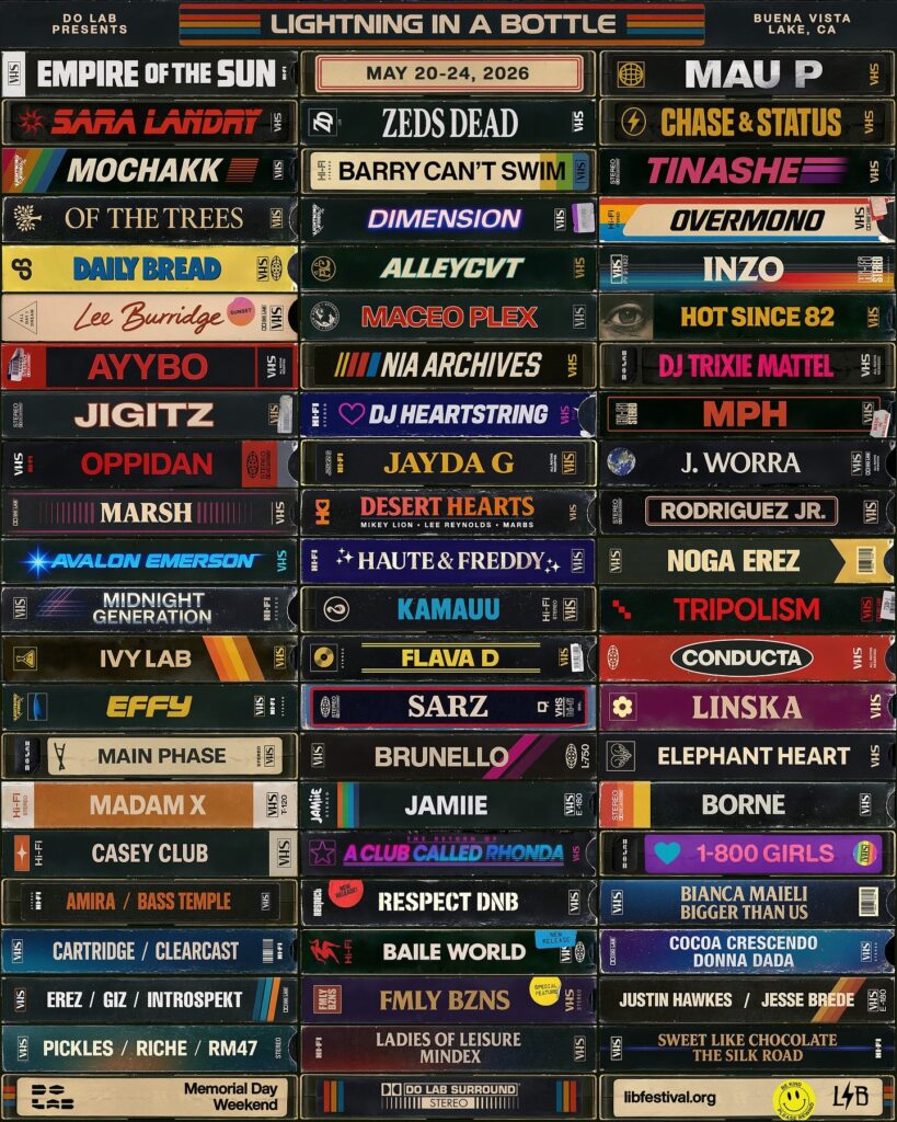 Lightning in a Bottle 2026 - Phase 1 Lineup