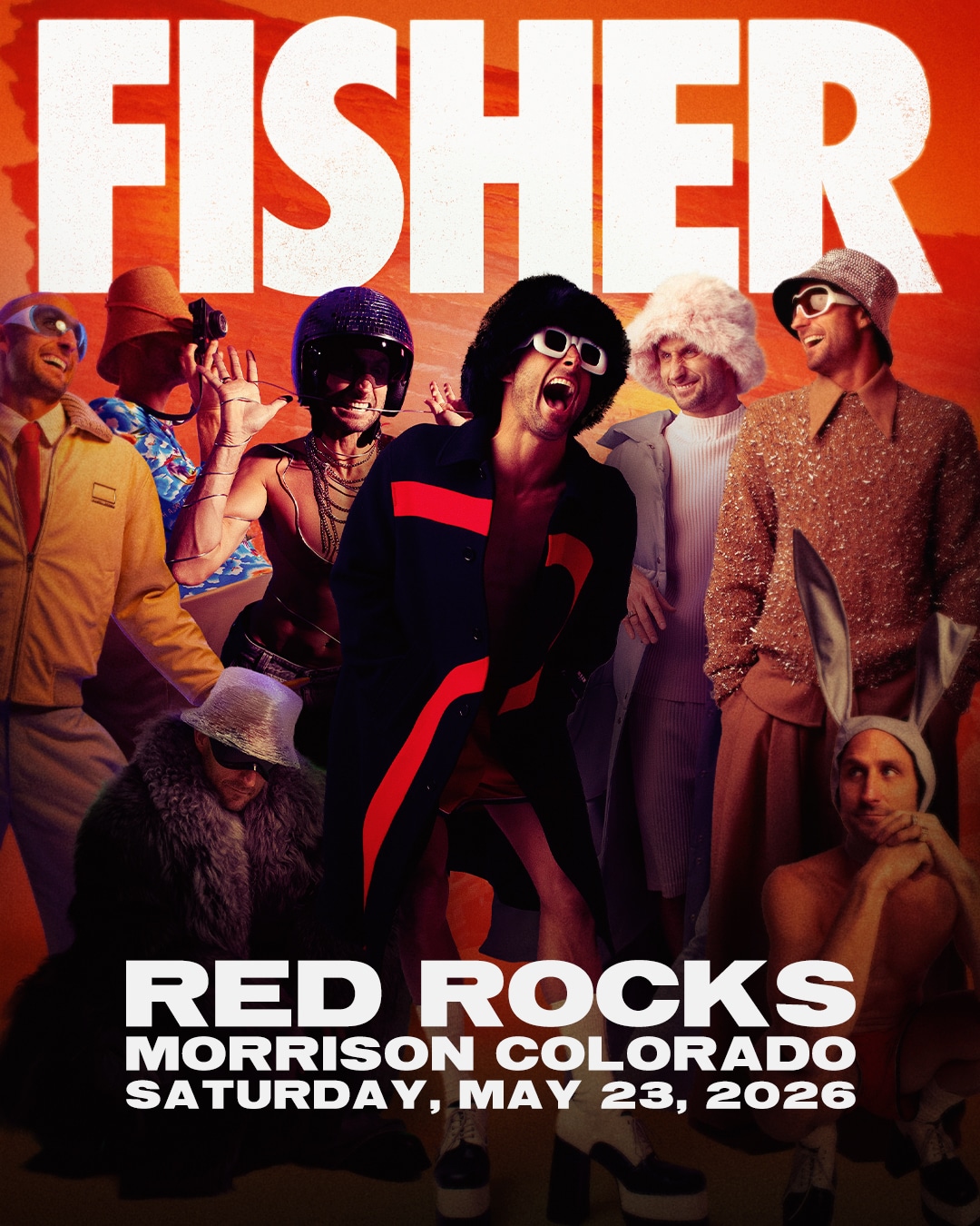 Fisher at Red Rocks flyer