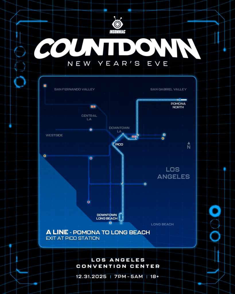 Countdown NYE 2025 – Parking, Rideshare, and Metro Information
