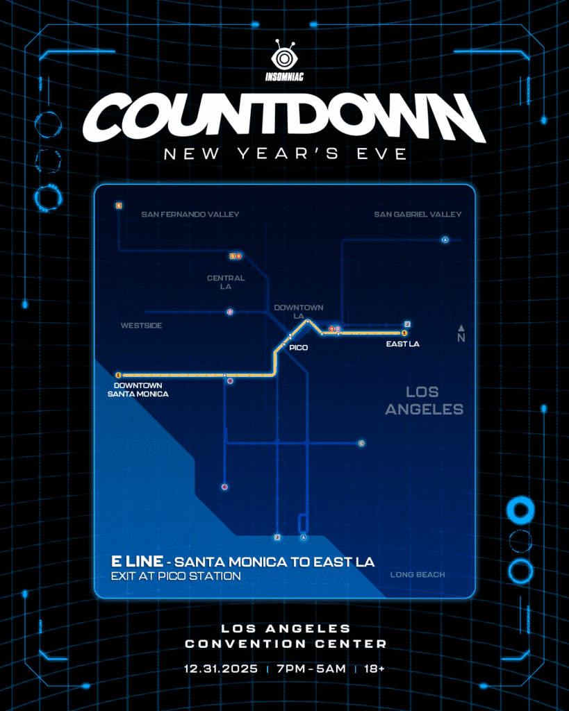 Countdown NYE 2025 – Parking, Rideshare, and Metro Information