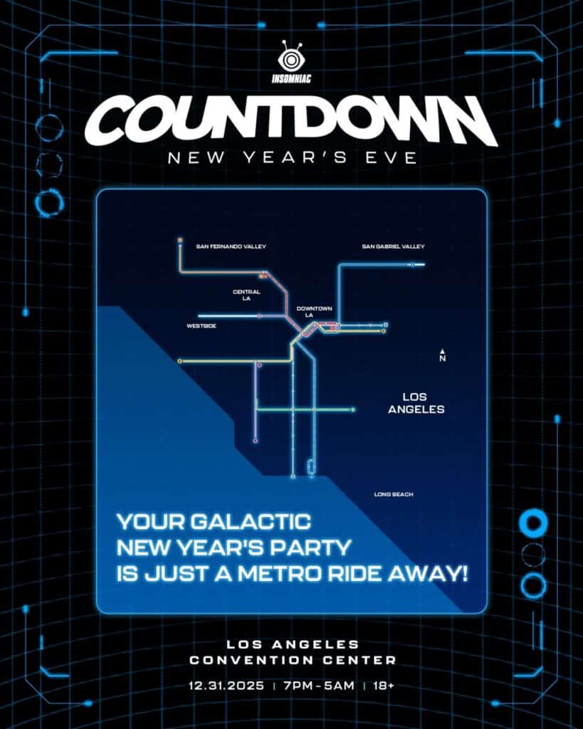 Countdown NYE 2025 – Parking, Rideshare, and Metro Information