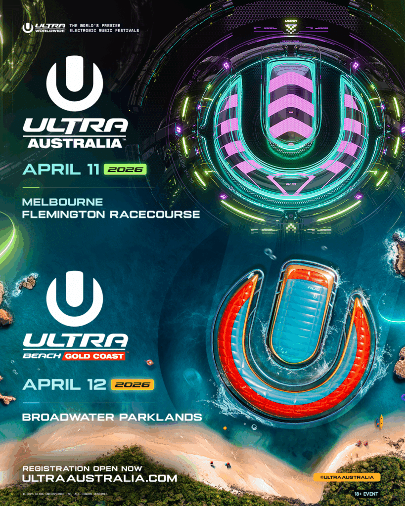 Ultra Australia i Ultra Beach Gold Coast 2026