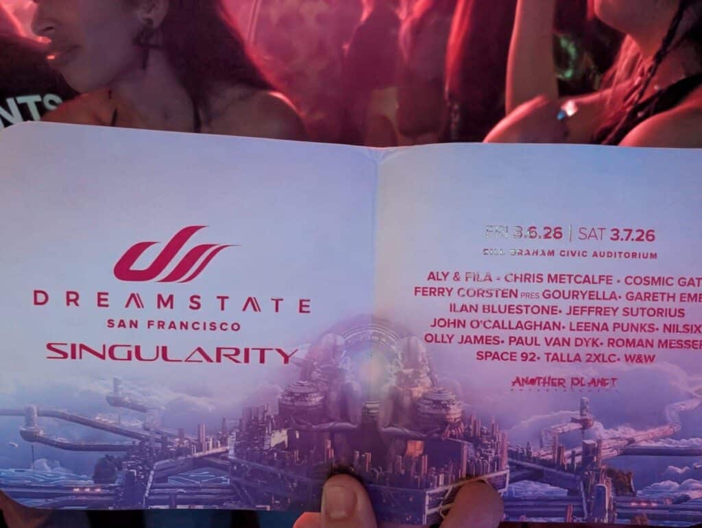 Dreamstate San Francisco 2026 - Lineup