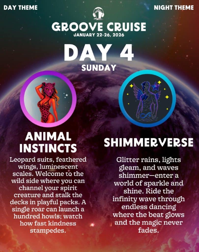 Groove Cruise Miami 2026 Theme - Day 4