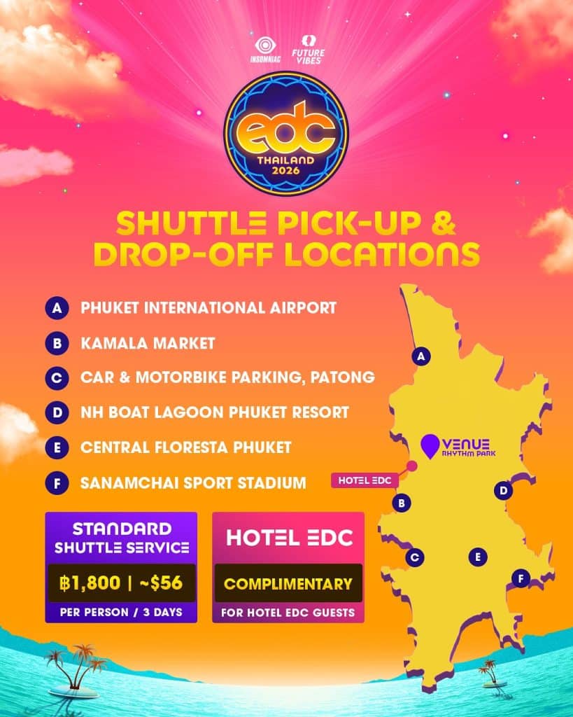 EDC Thailand 2026 - Shuttle Info