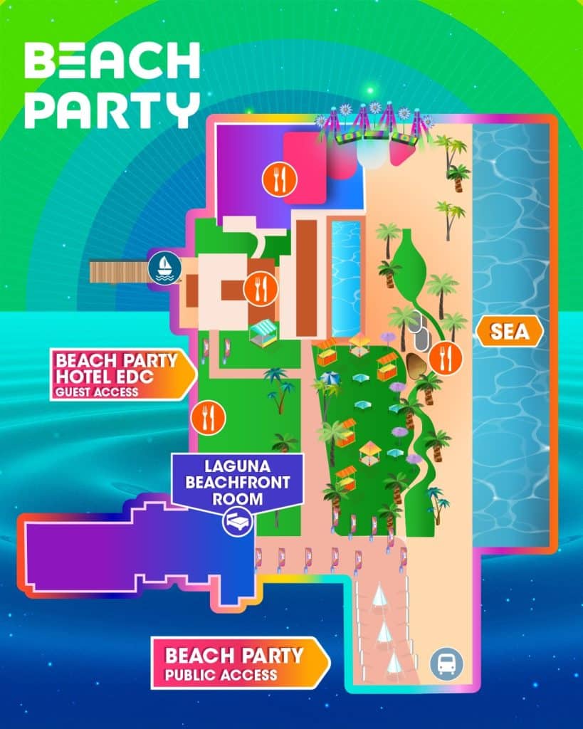 EDC Thailand 2026 - Hotel EDC Map