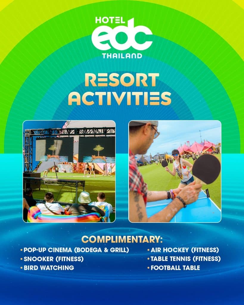 EDC Thailand 2026 - Hotel EDC