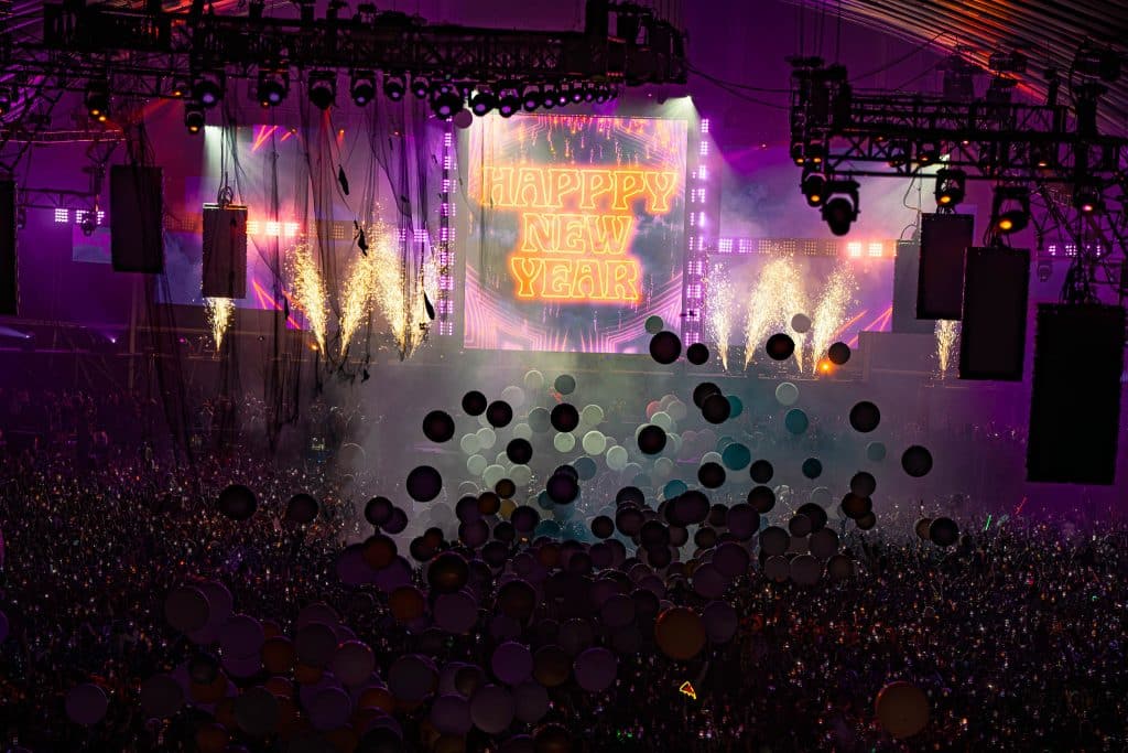 Dancing Under Giant Balloons and Glistening Lasers at Decadence Arizona 2025