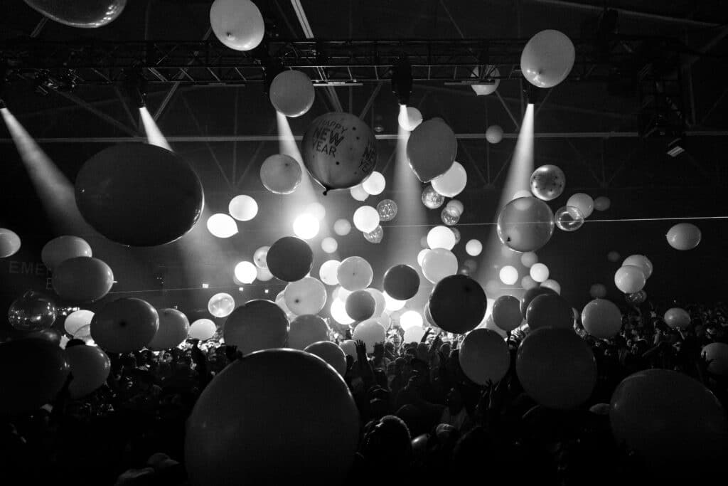 Skrillex b2b Four Text at Pier 80 Warehouse