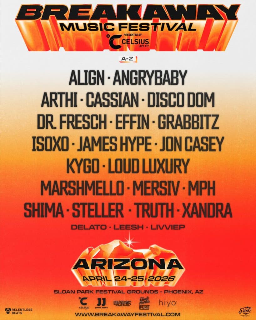 Breakaway Arizona 2026 lineup