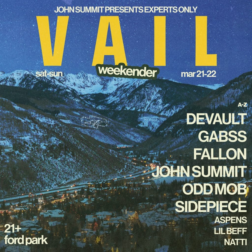 Experts Only Vail Weekender 2026 Lineup