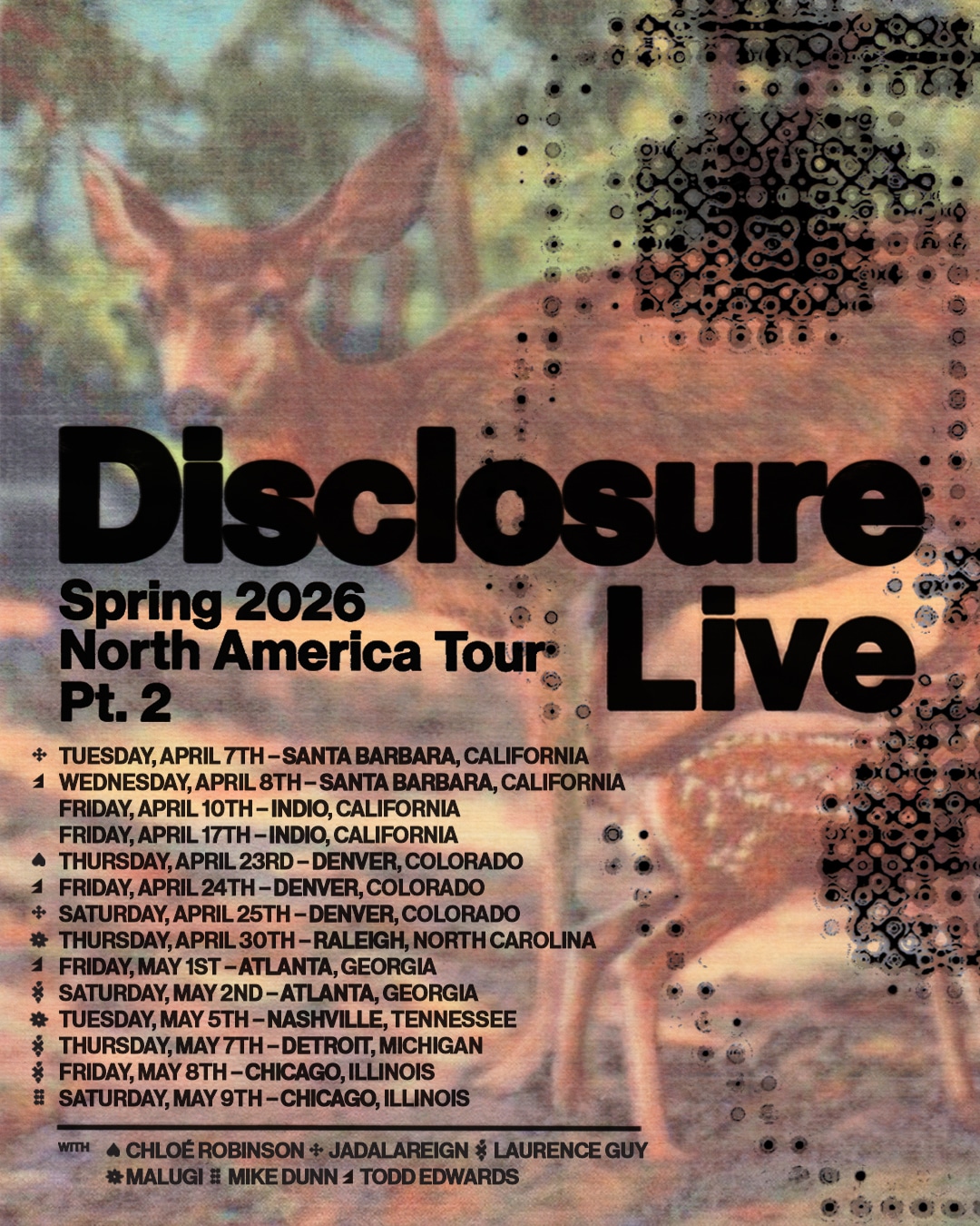 Disclosure Live - North America Tour 2026 Dates