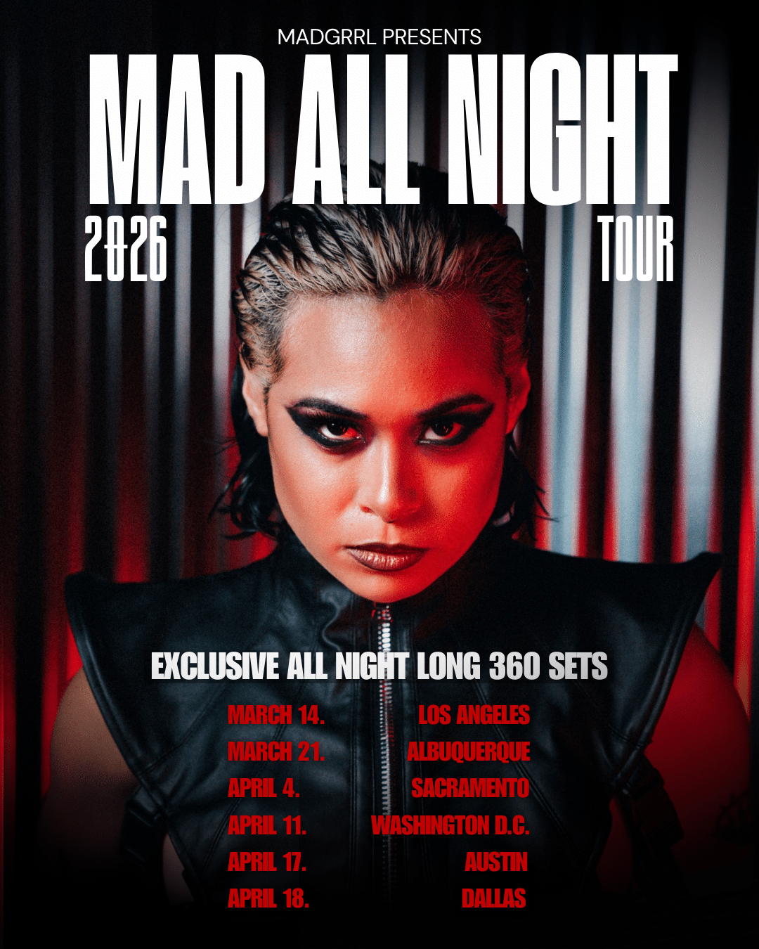 MADGRRL MAD ALL NIGHT TOUR 2026