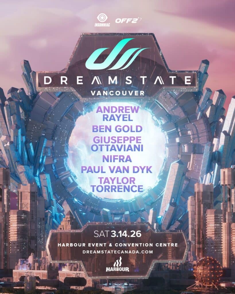 Dreamstate Vancouver 2026 - Lineup