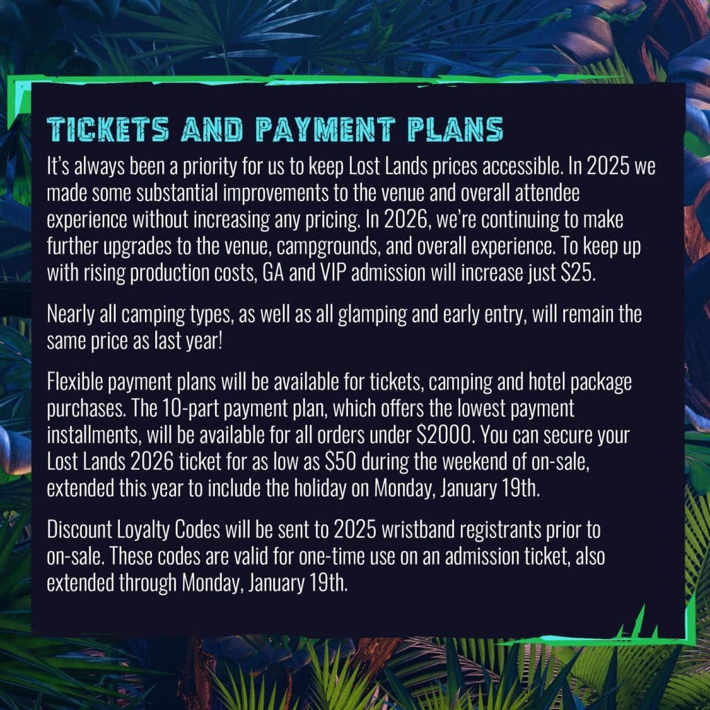 Lost Lands 2026 Upgrades