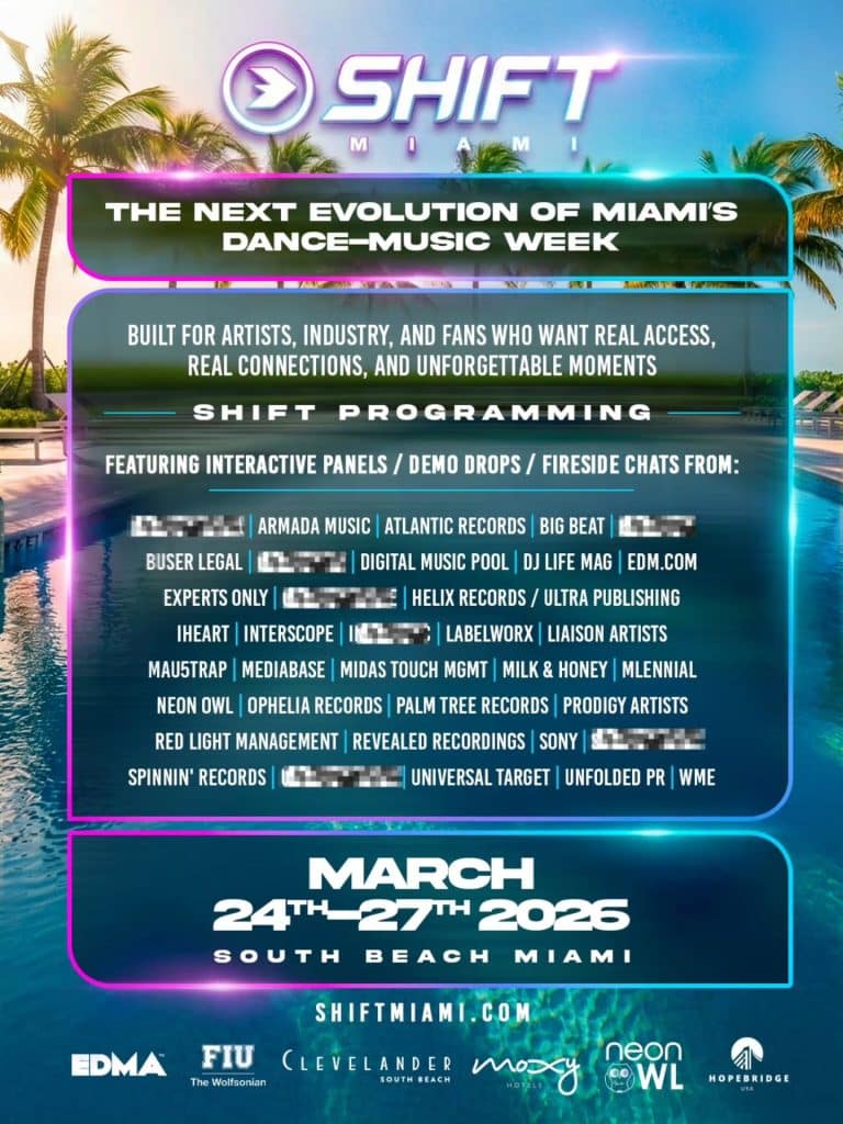 SHIFT Miami 2026 Phase One Programming Lineup