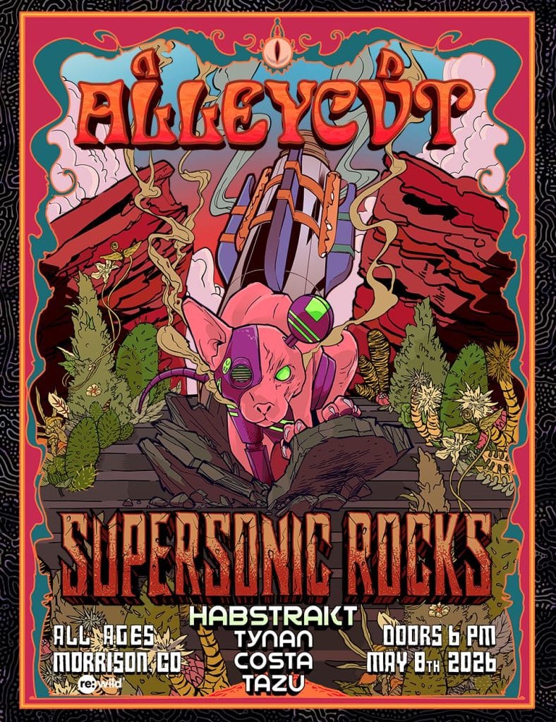 Alleycvt red rocks poster