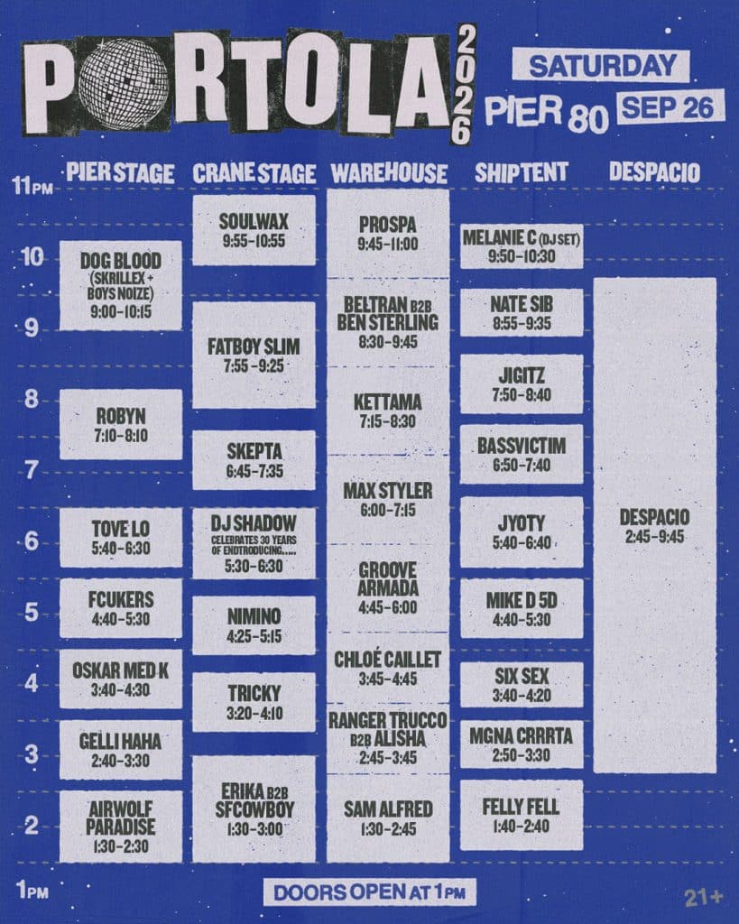 Portola Festival 2026 Set Times and Essential Info