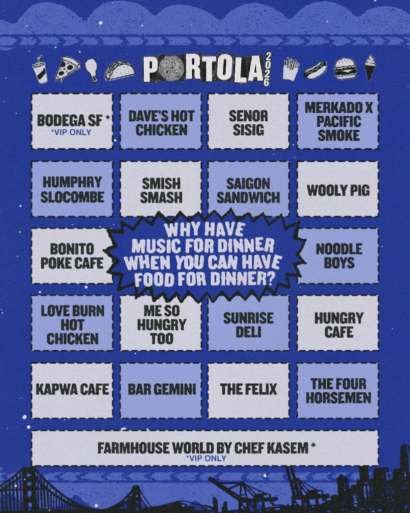 Portola Festival 2026 – Food and Beverage Lineup