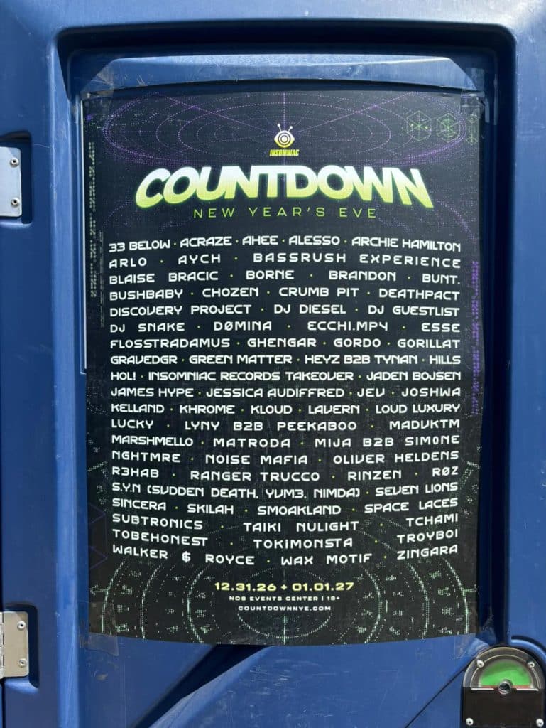 Countdown NYE 2026 - Lineup