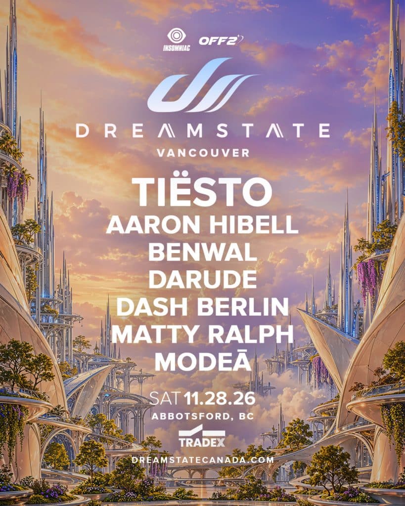 Dreamstate Vancouver 2026 - November Lineup